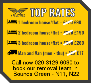 Removal rates forN11, N22 - Bounds Green